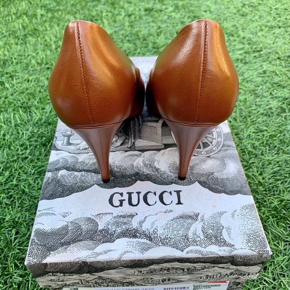 ✨Brand New✨ GUCCI Blanca Pointed Toe Pump Sz38.5 - Picture 3 of 10